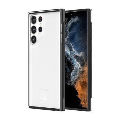 Incipio Samsung Galaxy S22 Ultra 5G Organicore, Charcoal/Clear