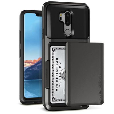 VRS Design LG G7 Damda Glide TPU+PC, Metal Black