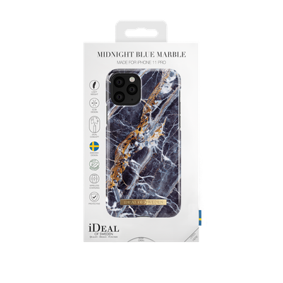 iDeal Of Sweden iPhone 11 Pro Fashion Case 2019, Midnight Blue Marble
