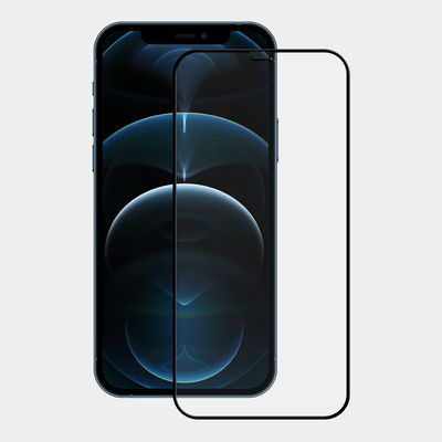 366190-Ugly Rubber iPhone 12 Pro Max  Tempered Glass,