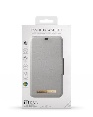 iDeal Of Sweden iPhone 11 Pro Max Fashion Wallet, Light Grey