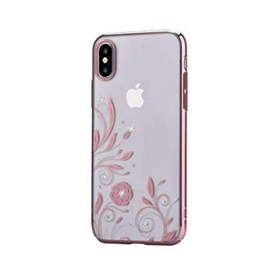 Devia iPhone X Crystal Petunia Case, Rose Gold