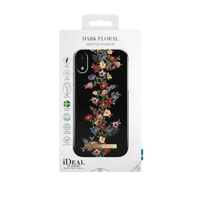 iDeal Of Sweden iPhone XR Fashion Case A/W 2018, Dark Floral