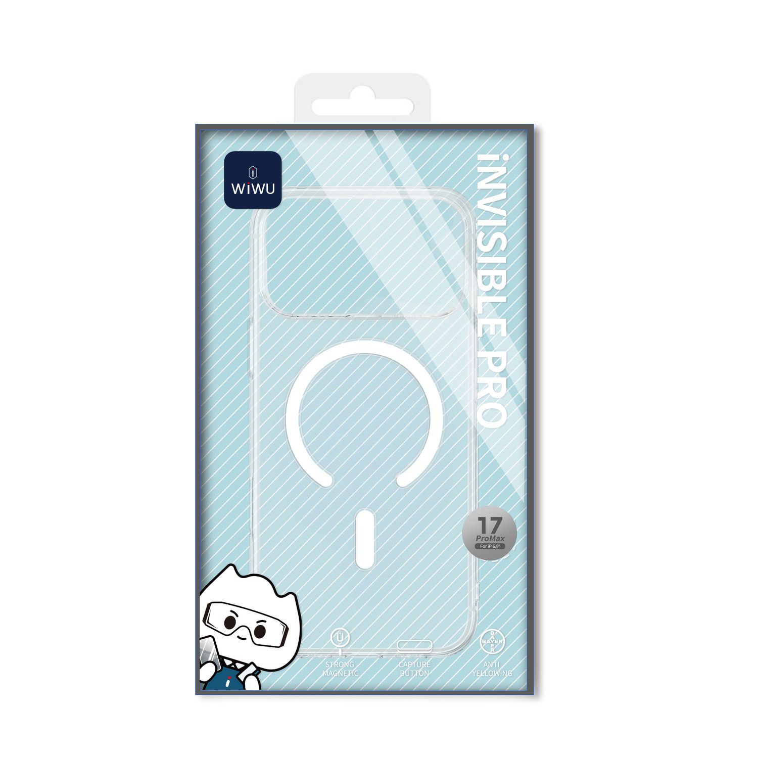 WiWU iPhone 17 Pro Max iNvisible Pro Case, Clear