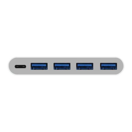 Macally USB-C 3.1 To USB-A 3.1 4-Port Hub with USB-C 3.1 Charging Port (UC3HUB4C