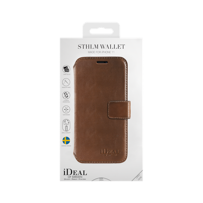 iDeal Of Sweden iPhone X STHLM Wallet, Brown