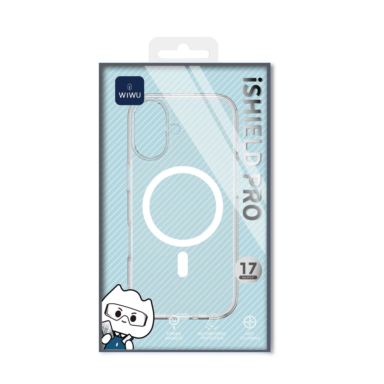 WiWU iPhone 17 iShield Pro Case, Clear