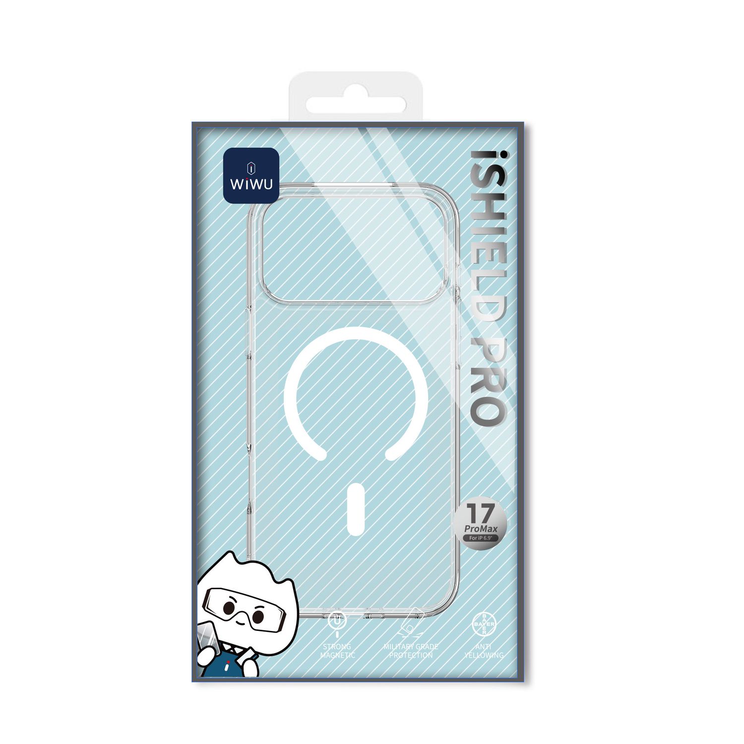 WiWU iPhone 17 Pro Max iShield Pro Case, Clear