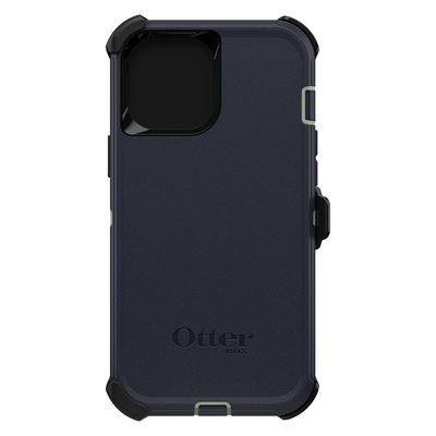 OtterBox iPhone 12 / iPhone 12 Pro Defender Series, Varsity Blues (Sage/Blue)