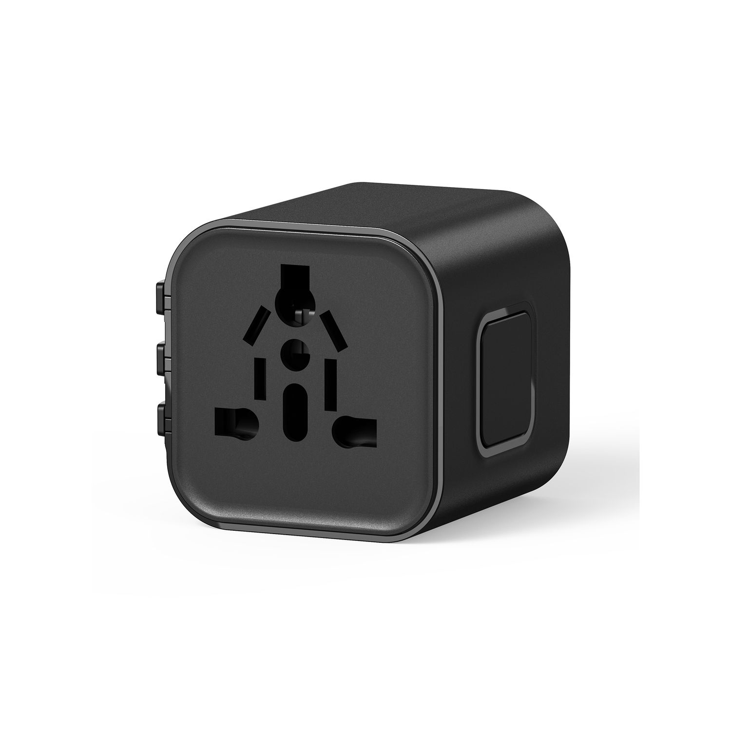 WiWU Wi-UA005 GaN Universal Plug Adapter, Black