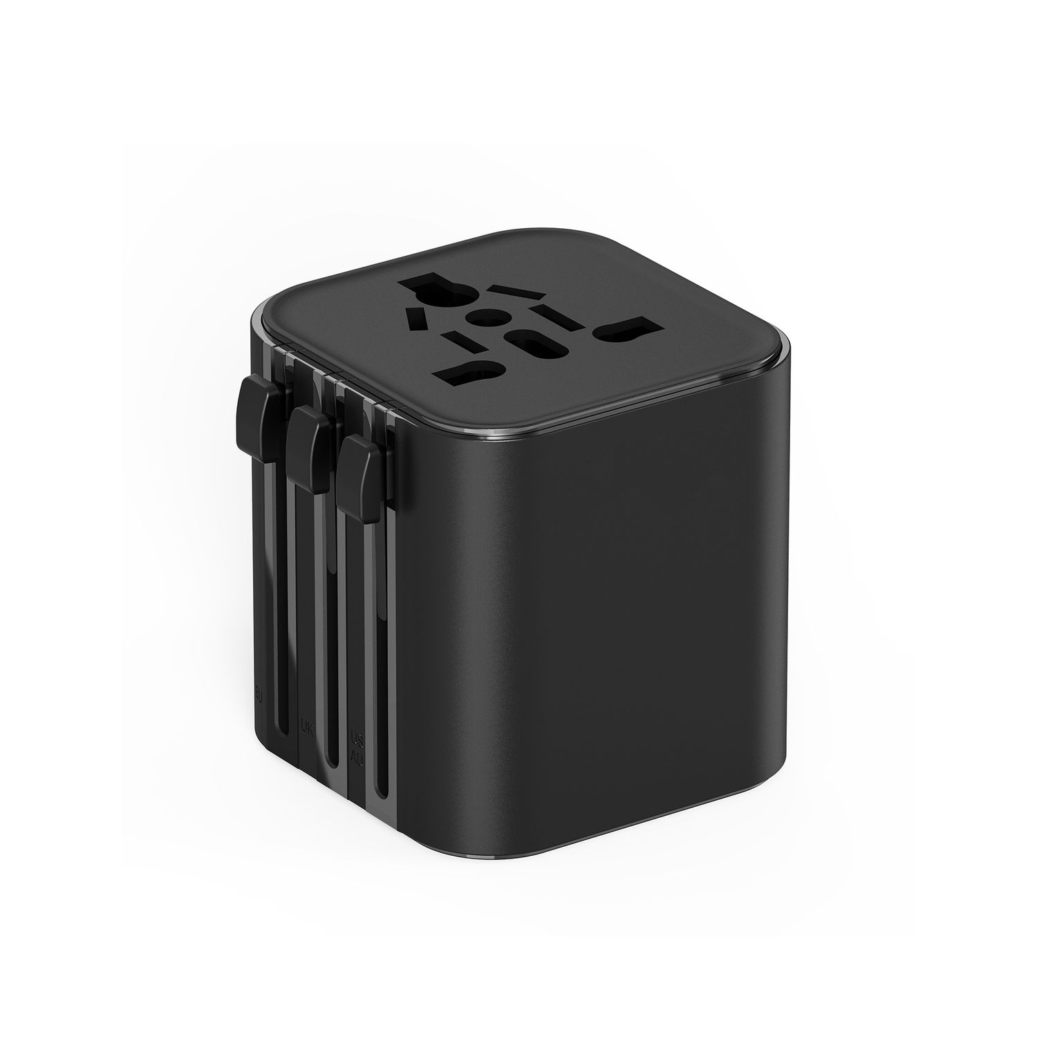 WiWU Wi-UA005 GaN Universal Plug Adapter, Black