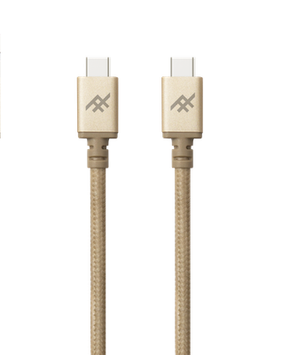 ZAGG iFrogz Unique Sync Premium USB-C 3.1 to USB-C 3.1 Nylon Braided Cable, 1M G