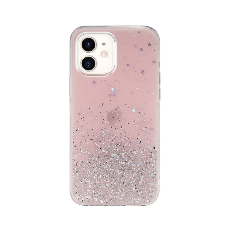 SwitchEasy iPhone 12 mini Starfield PC+TPU Case, Transparent Rose