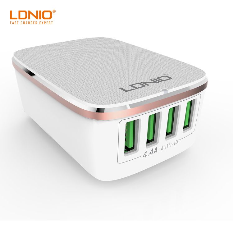 Ldnio Universal 4 Ports USB 4.4A Travel Adapter