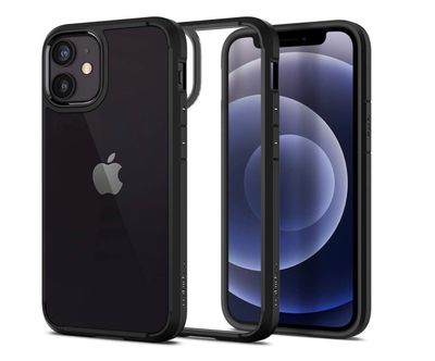 Spigen iPhone 12 mini Crystal Hybrid, Matte Black