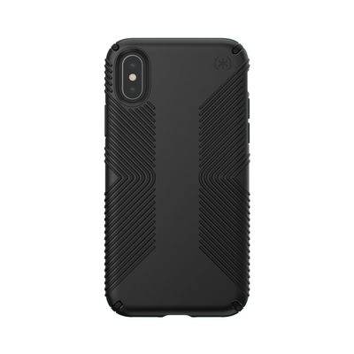 Speck iPhone XR Presidio Grip, Black/Black