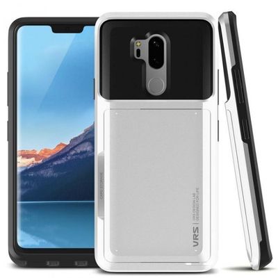 VRS Design LG G7 Damda Glide TPU+PC, Cream White