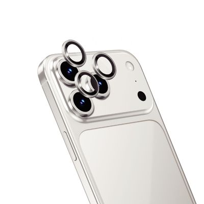 TDG KuzGuard iPhone 17 Pro/17 Pro Max Glitter Lens, Diamond Silver