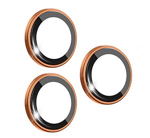 TDG KuzGuard iPhone 17 Pro/17 Pro Max Glitter Lens, Orange