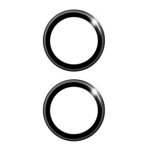 TDG KuzGuard iPhone 17 Glitter Lens, Diamond Black