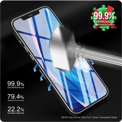 344053-Devia iPhone 12 Pro Max  Tempered Glass, Anti-