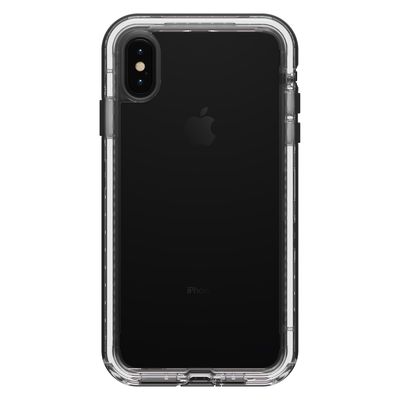 LifeProof iPhone Xs Max Next Series, Black Crystal (Clear/Black) (77-60163)
