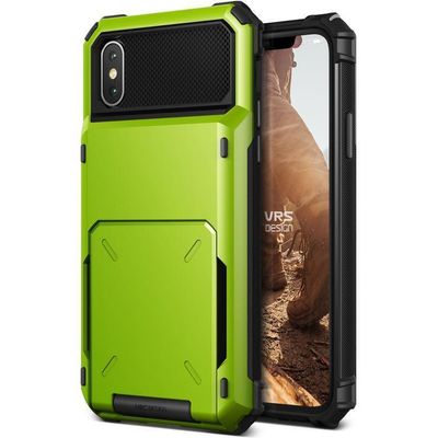 VRS Design iPhone 12 Pro Max  Quickstand, Green/Metal Black