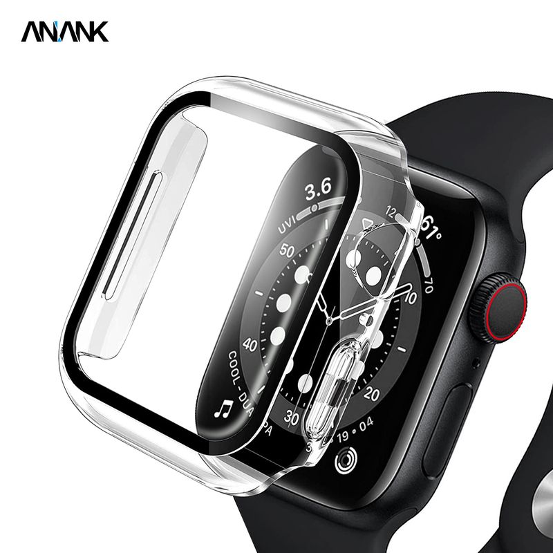 Anank Apple Watch Series 7 (41mm) Screen Guard Case, Transparent