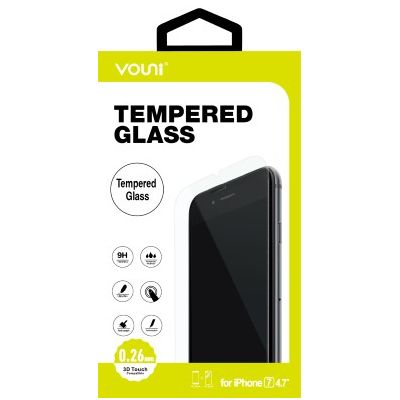 Vouni iPhone 8 4.7&quot; Tempered Glass (Asahi), Full