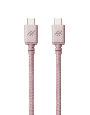 ZAGG iFrogz Unique Sync Premium USB-C 3.1 to USB-C 3.1 Nylon Braided Cable, 1.8M