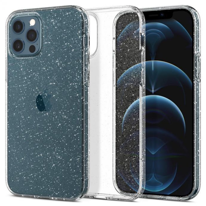 Spigen iPhone 12 / iPhone 12 Pro Liquid Crystal Glitter, Crystal Quartz (ACS0169