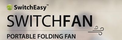 SwitchEasy SwitchFan Portable Folding Fan (10000mAh), Army Green