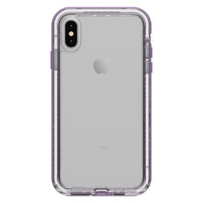 LifeProof iPhone Xs Max Next Series, Ultra (Clear/Violet) (77-60164)