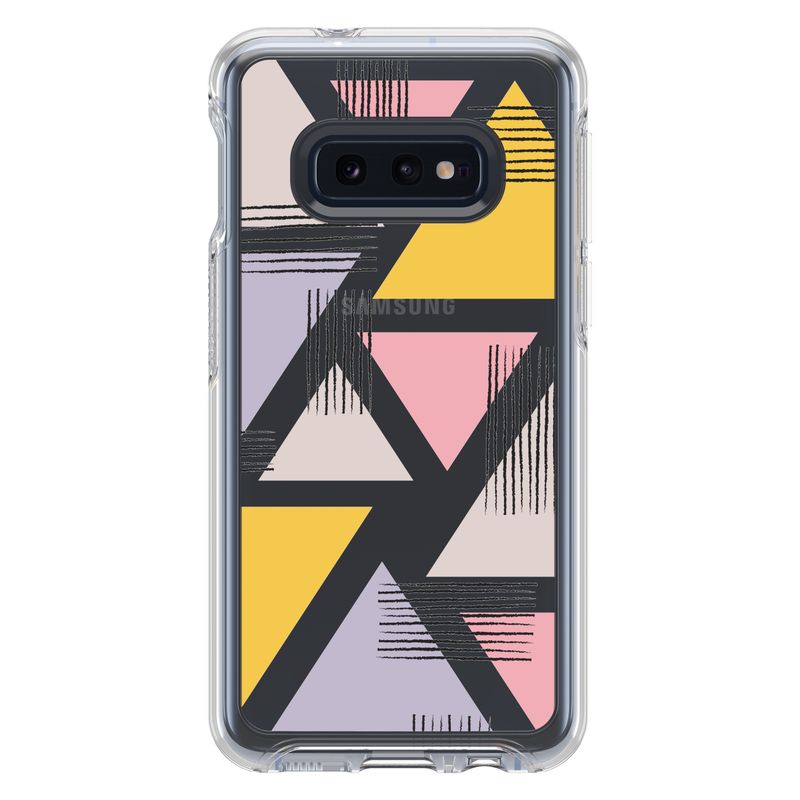 OtterBox Samsung Galaxy S10e Symmetry Clear, Graphic Love Triangle