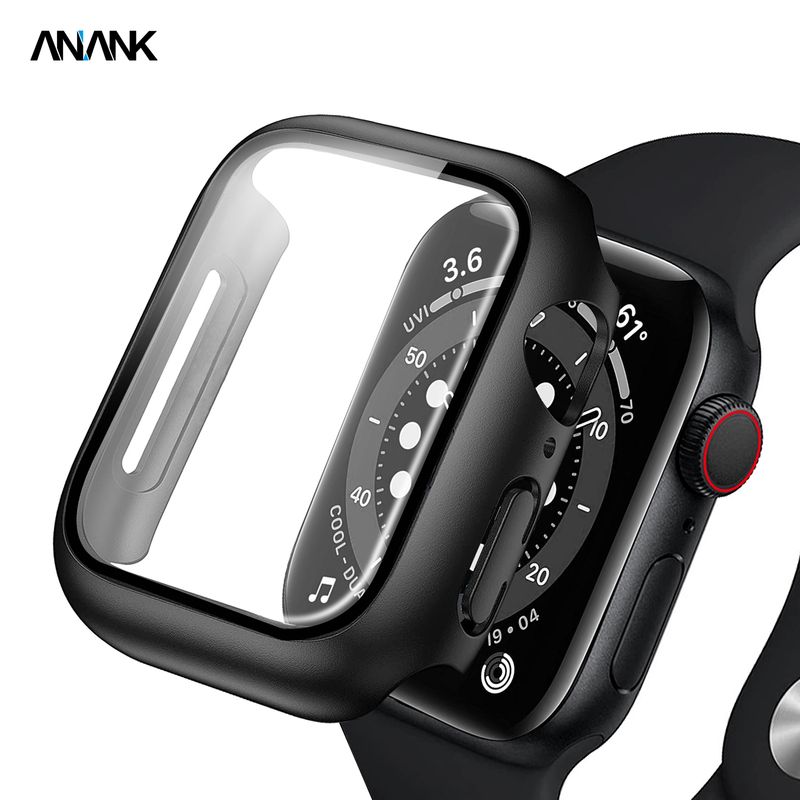 Anank Apple Watch Series 7 (41mm) Screen Guard Case, Black