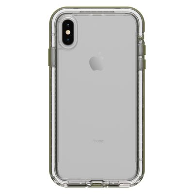 LifeProof iPhone Xs Max Next Series, Zipline (Clear/Mosstone) (77-60165)