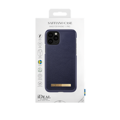 iDeal Of Sweden iPhone 11 Pro Fashion Case Saffiano, Navy