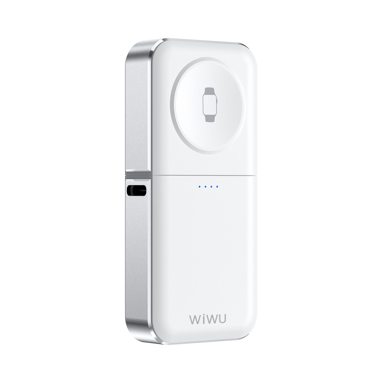 WiWU M21 Elf 3 in 1 Watch Charger, White