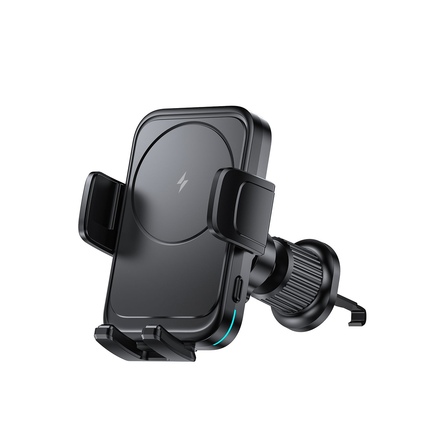 WiWU CH321 Almighty Series Wiress Car Charger, Black
