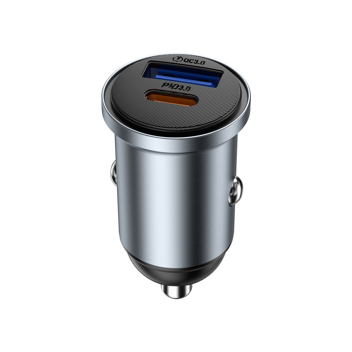 WiWU CC30 Nano Lite 1A1C Car Charger 35W, Grey