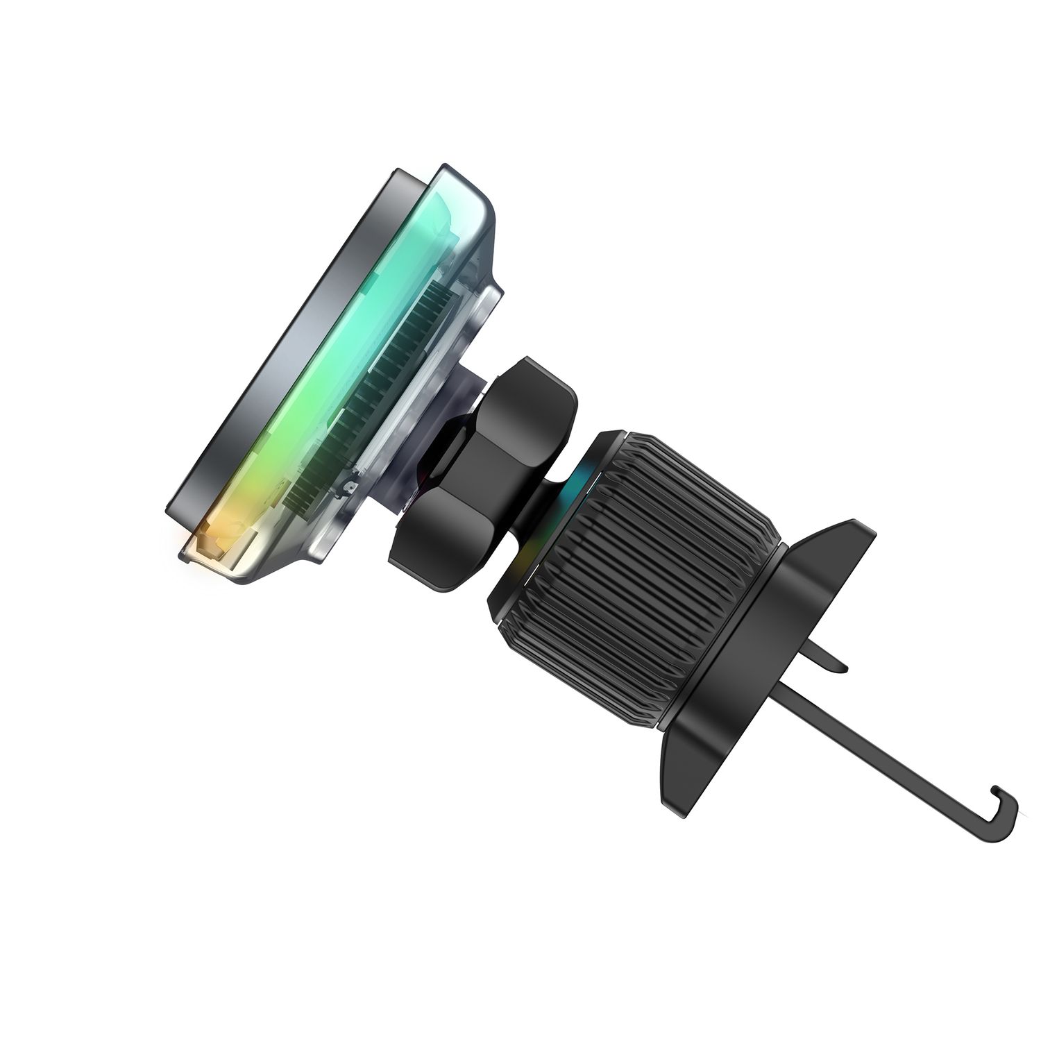 WiWU CH324 Aurora Wireless Car Charger, Black