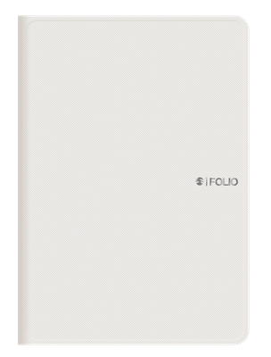 SwitchEasy iPad 9.7&quot; (2018) CoverBuddy Folio with Pencil Holder, Gray White