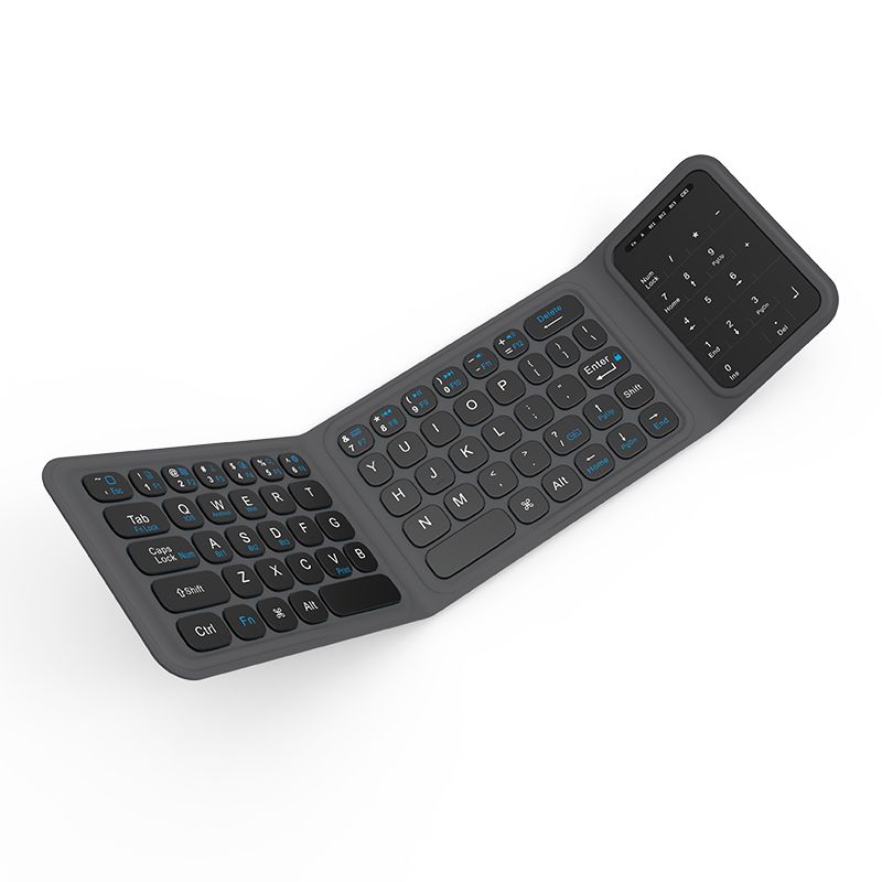 WiWU FMK05 Foldable Wireless Keyboard, Grey