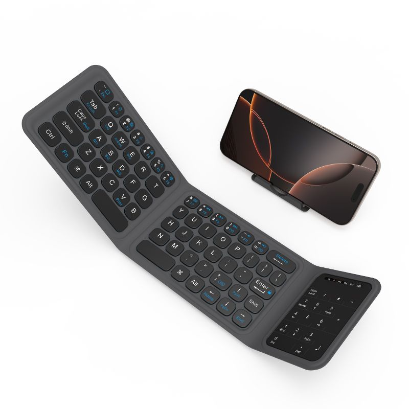WiWU FMK05 Foldable Wireless Keyboard, Grey