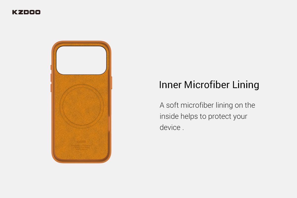 KZDOO iPhone 17 Pro Mag Noble, Orange