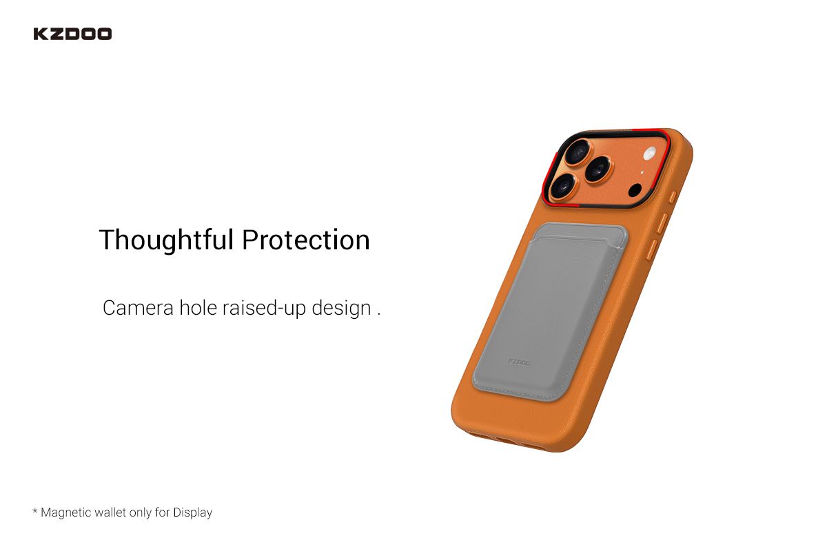 KZDOO iPhone 17 Pro Mag Noble, Orange