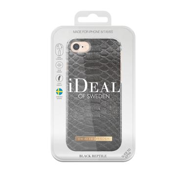 iDeal Of Sweden iPhone 7/6s/6 Fashion Case S/S 2017, Black Reptile