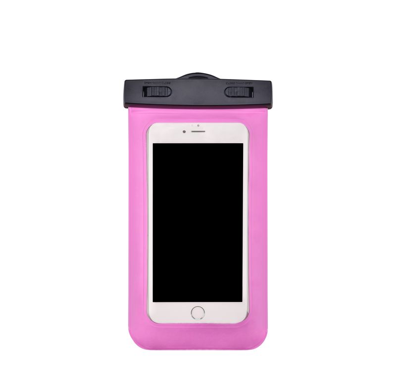 Devia Waterproof Bag Neon Multi-functional, Rose Red