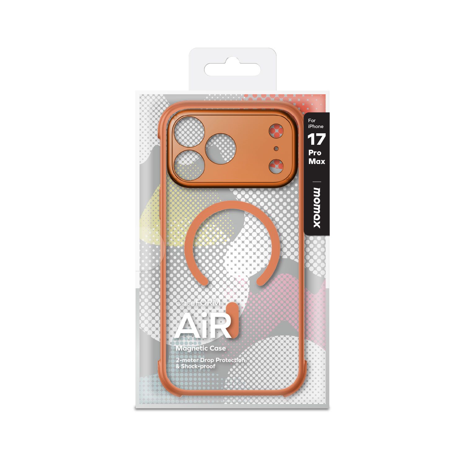Momax iPhone 17 Pro Max AiR Case, Orange (MAAP25XLM)