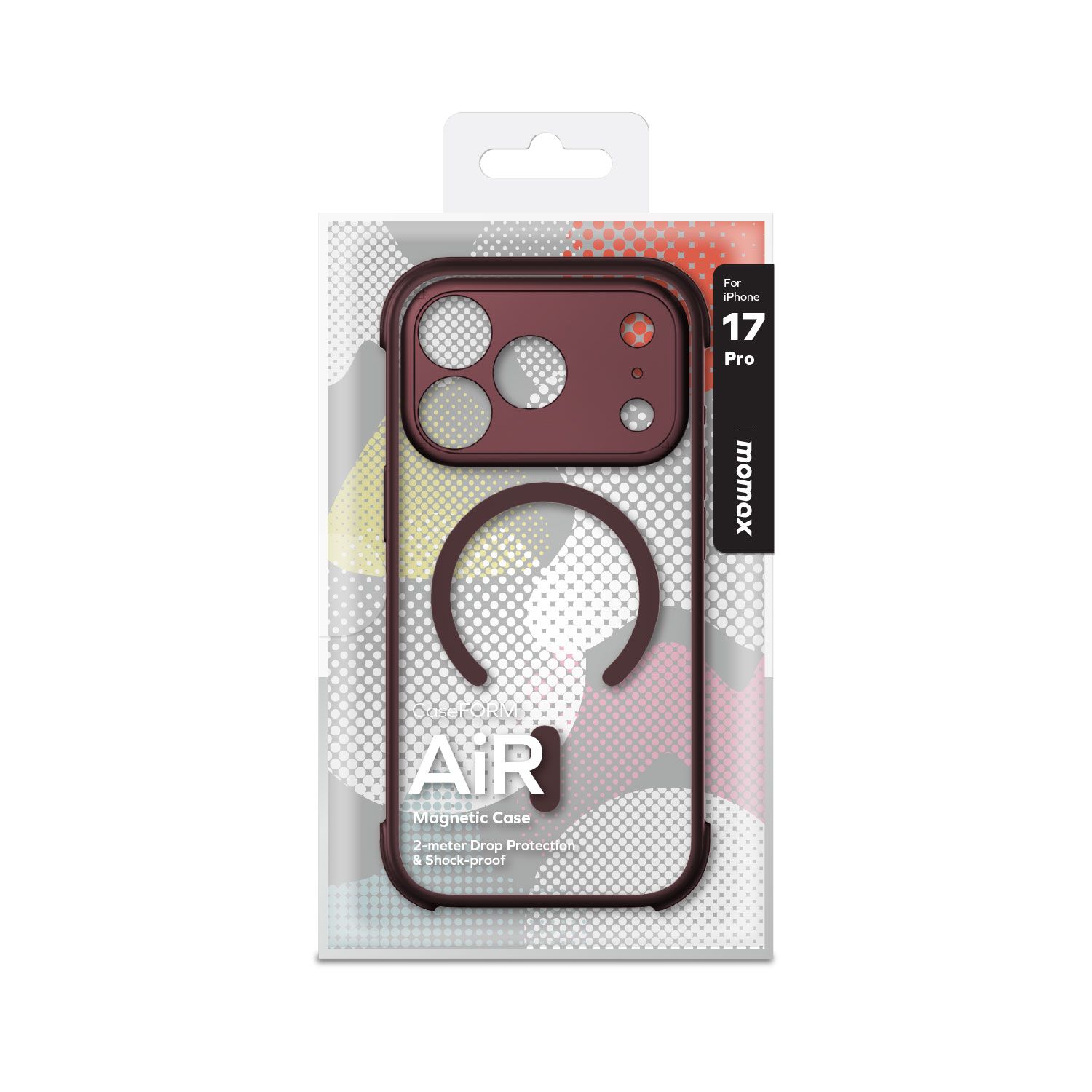 Momax iPhone 17 Pro AiR Case, Red (MAAP25MR)